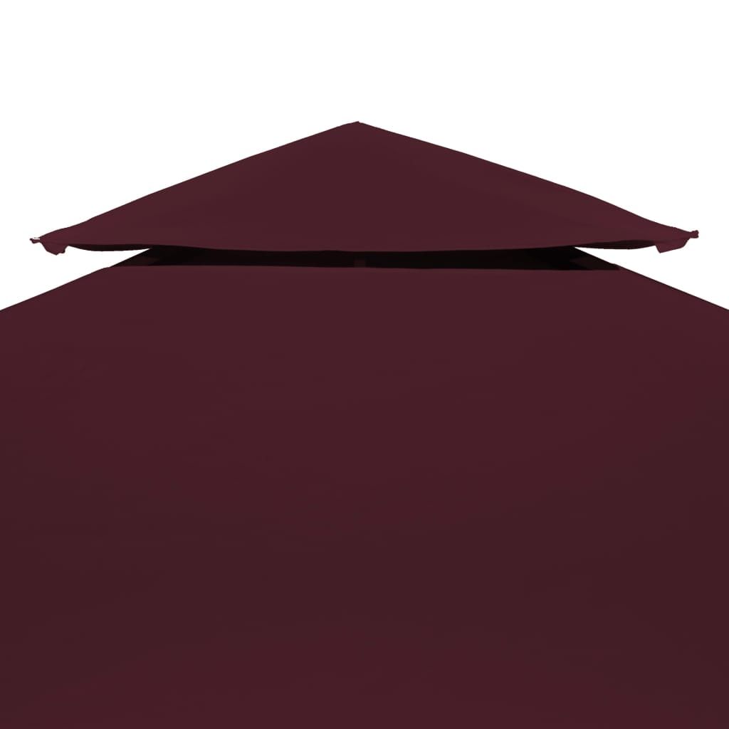 vidaXL Gazebo Top Cover 310 g/cubic metre 3x3 m Cream White