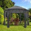vidaXL Gazebo Top Cover 310 g/cubic metre 3x3 m Cream White
