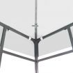 vidaXL Gazebo Top Cover 310 g/cubic metre 3x3 m Cream White