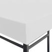 vidaXL Gazebo Top Cover 310 g/cubic metre 3x3 m Cream White