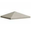 vidaXL Gazebo Top Cover 310 g/m² 3x3 m Beige