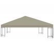 vidaXL Gazebo Top Cover 310 g/m² 3x3 m Beige