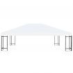 Gazebo Top Cover 310 g/m² 4x3 m Cream White
