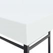 Gazebo Top Cover 310 g/m² 4x3 m Cream White