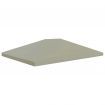 Gazebo Top Cover 310 g/m² 4x3 m Brown