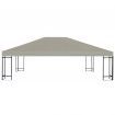 Gazebo Top Cover 310 g/m² 4x3 m Brown