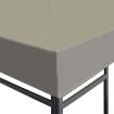 Gazebo Top Cover 310 g/m² 4x3 m Brown