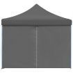 Folding Pop-up Party Tent with 8 Sidewalls 3x9 m Anthracite