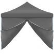 Folding Pop-up Party Tent with 8 Sidewalls 3x9 m Anthracite