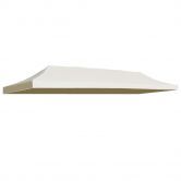 Party Tent Roof 3x6 m Cream