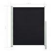 Patio Retractable Side Awning 160 x 300 cm Black