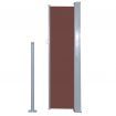 Retractable Side Awning 120 x 300 cm Brown