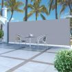 Retractable Side Awning 180 x 500 cm Grey