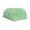 vidaXL Greenhouse 13.5 cubic metre 450x300x200 cm