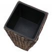 Garden Planters 2 pcs Water Hyacinth Brown