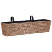 Garden Planters 2 pcs Water Hyacinth Brown