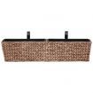 Garden Planters 2 pcs Water Hyacinth Brown