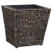 Garden Planters 3 pcs Water Hyacinth Brown