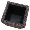 Garden Planters 3 pcs Water Hyacinth Brown