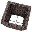 Garden Planters 3 pcs Water Hyacinth Brown