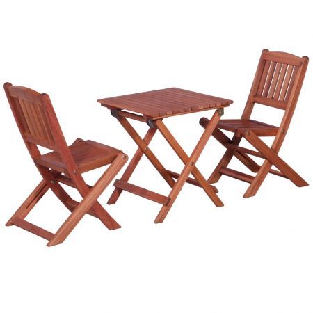 3 Piece Bistro Set For Children Solid Eucalyptus Wood Crazy Sales