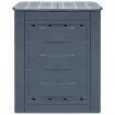 Garden Composter Grey 60x60x73 cm 260 L