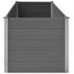 Garden Planter Grey 200x100x91 cm WPC