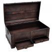 Wooden Treasure Chest Large Brown