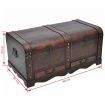 Wooden Treasure Chest Large Brown