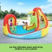 7 In 1 Inflatable Water Park Blow UP Water Playground Pool Slide