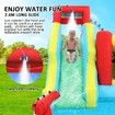 All In 1 Inflatable Water Park Water Slide Cannon Climbing Bouncer Castle