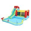 All In 1 Inflatable Water Park Water Slide Cannon Climbing Bouncer Castle