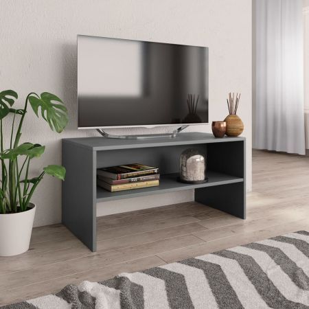 TV Cabinet Grey 80x40x40 cm Chipboard