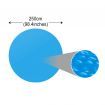 Floating Round PE Solar Pool Film 250 cm Blue