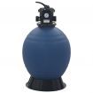 Pool Sand Filter with 6 Position Valve Blue 560 mm