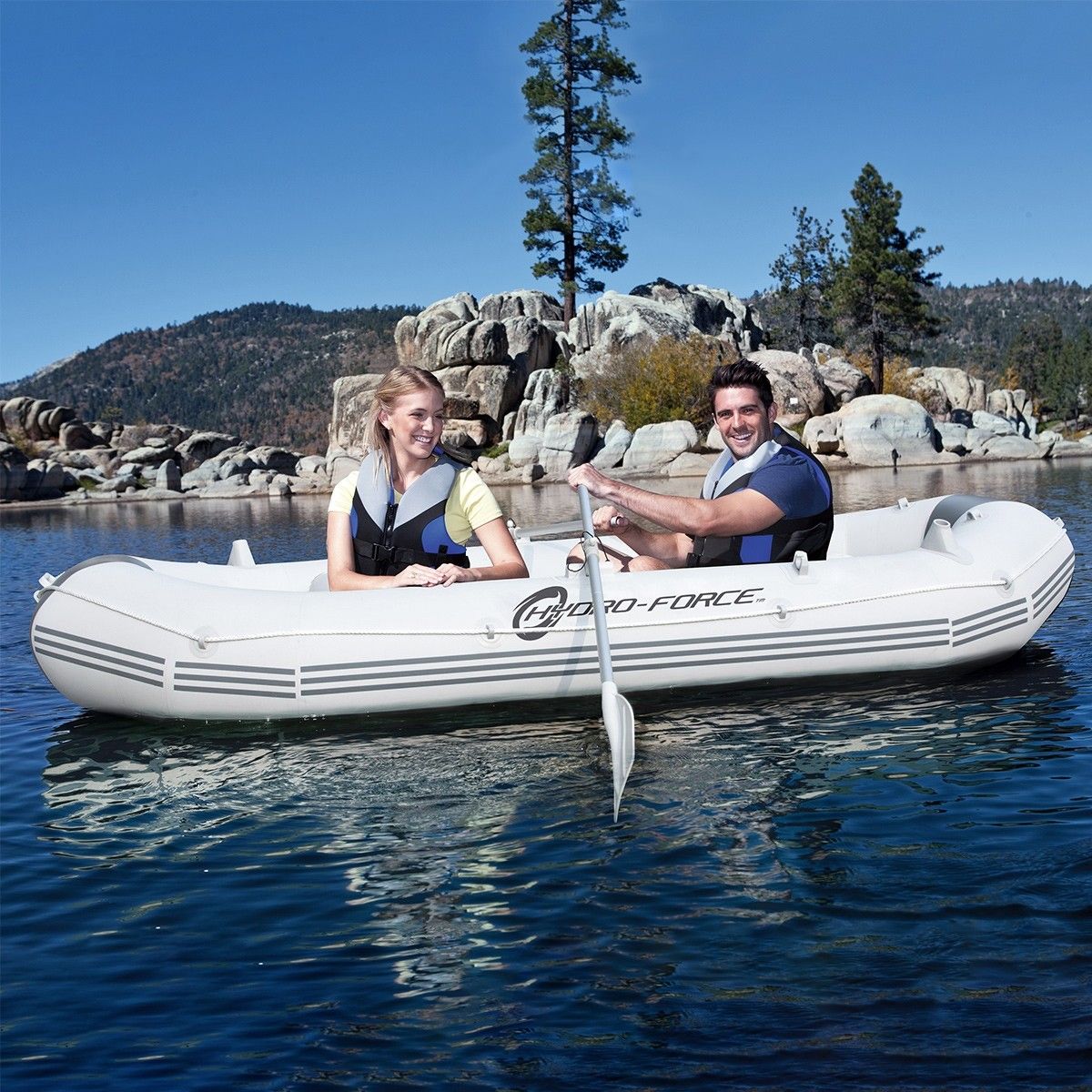 blow up boat for lake