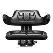 Black PU Leather Tractor Seat Excavator Forklift Truck Seat Universal Chair 