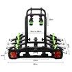 4 Bike Carrier Towbar Bike Rack Hitch Mount Bicycle Holder 