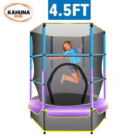 Kahuna Mini 4.5 ft Trampoline - Blue Purple