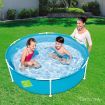 Bestway Kids Pool 152x38cm Round Steel Frame Swimming Pools Above Ground 580L