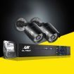 UL-Tech CCTV Security System 2TB 4CH DVR 1080P 2 Camera Sets