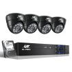UL-Tech CCTV Security System 2TB 8CH DVR 1080P 4 Camera Sets