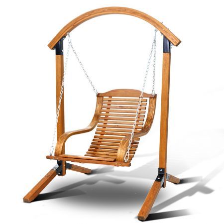 Gardeon Outdoor Furniture Timber, Wooden Hammock Swing Standard