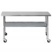 Cefito 430 Stainless Steel Kitchen Benches Work Bench Food Prep Table with Wheels 1829MM x 610MM