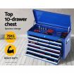 Giantz Tool Box Chest Trolley 16 Drawers Cabinet Cart Garage Toolbox Blue