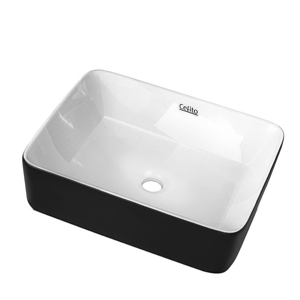 Cefito Bathroom Basin Ceramic Vanity Sink Hand Wash Bowl 48x37cm