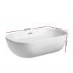 Cefito Bathroom Basin Ceramic Vanity Sink Hand Wash Bowl 46x33cm