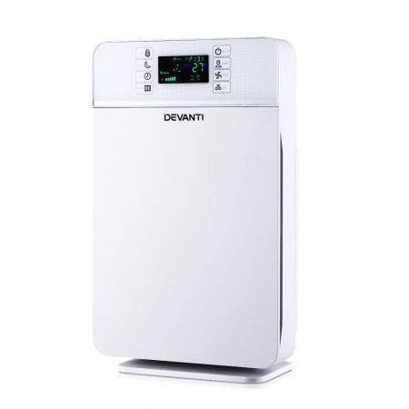 devanti air purifier cleaner home purifiers odour sensor hepa filter