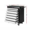 Giantz 7 Drawer Tool Box Cabinet Chest Trolley Storage Garage Toolbox Grey