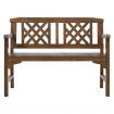 Gardeon Outdoor Garden Bench Wooden Chair 2 Seat Patio Furniture Lounge Natural